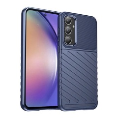 Samsung A55 5G Gigapack Szilikon telefonvédő ütésállóság, dombor minta, SÖTÉTKÉK Samsung A55 5G Gigapack Szilikon telefonvédő ütésállóság, dombor minta, SÖTÉTKÉK