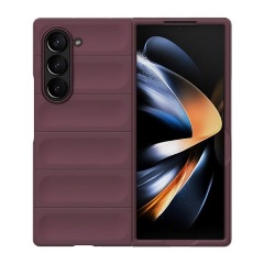 Samsung Z Fold6 5G Gigapack Műanyag telefonvédő ütésállóság, 3D, BORDÓ