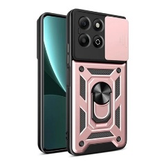 Honor X6b Gigapack Defender szilikon telefonvédő ütésállóság, kameravédő, ROZÉARANY
