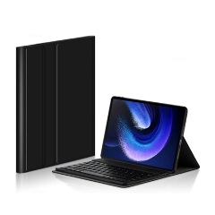 Xiaomi Pad 6 Gigapack tok álló, bőr hatású FLIP, angol nyelvű, FEKETE