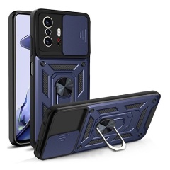 Xiaomi 11T Pro Gigapack Defender szilikon telefonvédő ütésállóság, kameravédő, SÖTÉTKÉK