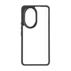 Honor 200 Pro 5G Gigapack Szilikon telefonvédő ütésállóság, átlátszó hátlap, FEKETE
