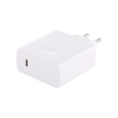 HUAWEI hálózati töltő Type-C aljzat (65W, PD gyorstöltő) FEHÉR (Gigapack csomagolás)