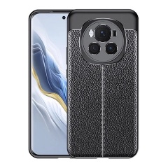 Honor Magic6 Pro 5G Gigapack Szilikon telefonvédő ütésállóság, varrás minta, FEKETE