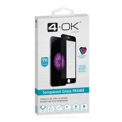 iPhone 11 4-OK képernyővédő üveg 3D, 9H, FEKETE