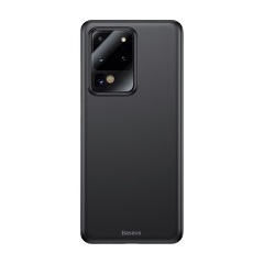 Samsung S20 Ultra 5G BASEUS WING műanyag telefonvédő 0.4mm, ultravékony, FÜSTSZÍNŰ