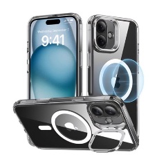 iPhone 16 ESR CLASSIC HALOLOCK szilikon telefonvédő ütésállóság, MagSafe, ÁTLÁTSZÓ