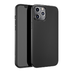 iPhone 12 Pro Max HOCO FASCINATION szilikon telefonvédő matt FEKETE