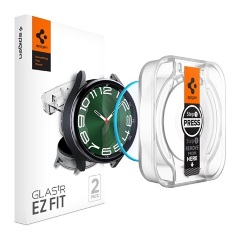 Samsung Watch 6 Classic 47mm SPIGEN EZ FIT kijelzővédő üveg 2db 2.5D, 9H, ÁTLÁTSZÓ