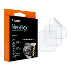 Apple Watch Series 4 40mm SPIGEN NEOFLEX képernyővédő fólia 3db full screen, tok barát, ÁTLÁTSZÓ