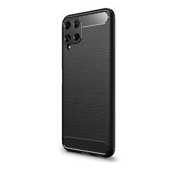 Samsung M22 Gigapack Szilikon telefonvédő ütésállóság, karbon minta, FEKETE Samsung M22 Gigapack Szilikon telefonvédő ütésállóság, karbon minta, FEKETE