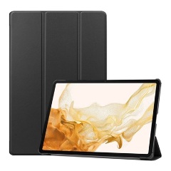Samsung Tab S9 Plus LTE Gigapack Tok álló, bőr hatású aktív FLIP, ceruza tartó, FEKETE