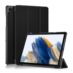 Samsung Tab A9 Plus 5G Gigapack Tok álló, bőr hatású aktív FLIP, asztali tartó, FEKETE