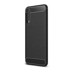 Huawei P20 Pro Gigapack szilikon telefonvédő ütésállóság, karbon minta, FEKETE Huawei P20 Pro Gigapack szilikon telefonvédő ütésállóság, karbon minta, FEKETE