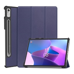 Lenovo Tab P11 Pro Gen2 Gigapack Tok álló, bőr hatású aktív FLIP, ceruza tartó, SÖTÉTKÉK