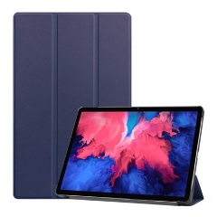 Lenovo Tab P11 Plus Gigapack Tok álló, bőr hatású aktív FLIP, asztali tartó, SÖTÉTKÉK