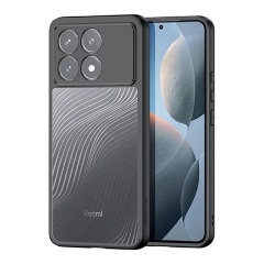 Xiaomi Poco F6 Pro 4G DUX DUCIS AIMO szilikon telefonvédő ütésállóság, hullám, FEKETE