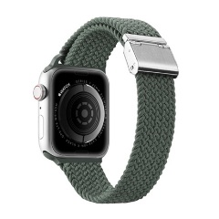 Apple Watch Series 10 42mm DUX DUCIS pótszíj egyedi méret, állítható, SÖTÉTZÖLD