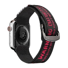 Apple Watch Series 10 46mm DUX DUCIS pótszíj egyedi méret, állítható, PIROS
