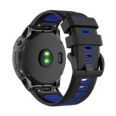 Garmin Fenix 8 51mm Gigapack Pótszíj egyedi méret, QuickFit csatlakozás, FEKETE/SÖTÉTKÉK