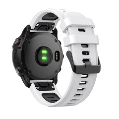 Garmin Fenix E Gigapack Pótszíj egyedi méret, QuickFit csatlakozás, FEHÉR/FEKETE