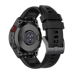 Garmin Fenix 7S Solar Gigapack pótszíj egyedi méret, QuickFit csatlakozás, FEKETE