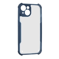 iPhone 15 Plus Gigapack Szilikon telefonvédő ütésállóság, kameravédő, SÖTÉTKÉK