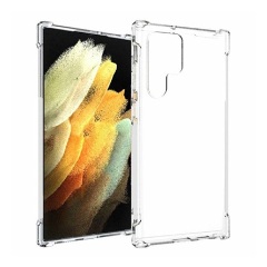 Samsung S22 Ultra 5G Gigapack szilikon telefonvédő ütésállóság, légpárnás sarok, ÁTLÁTSZÓ