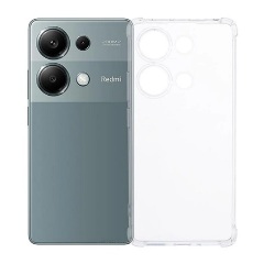 Xiaomi Poco M6 Pro 4G Gigapack Szilikon telefonvédő ütésállóság, légpárnás sarok, ÁTLÁTSZÓ