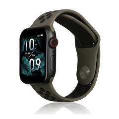 Apple Watch Series 10 42mm Gigapack Pótszíj egyedi méret, légáteresztő, BARNA/FEKETE