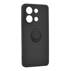 Redmi Note 13 4G Gigapack Szilikon telefonvédő tartógyűrű, kameravédő, FEKETE