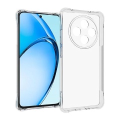 Oppo Reno 12 FS 5G Gigapack Szilikon telefonvédő ütésállóság, légpárnás sarok, ÁTLÁTSZÓ