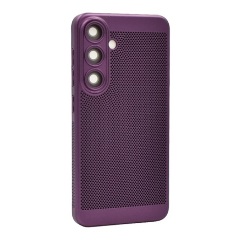 Samsung S24 5G GIGAPACK Műanyag telefonvédő légáteresztő, kameravédő, LILA