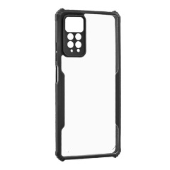 Redmi Note 12 Pro 4G GIGAPACK Szilikon telefonvédő ütésállóság, kameravédő, FEKETE
