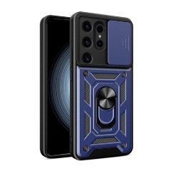 Samsung S24 Ultra 5G Gigapack Defender szilikon telefonvédő ütésállóság, kameravédő, SÖTÉTKÉK
