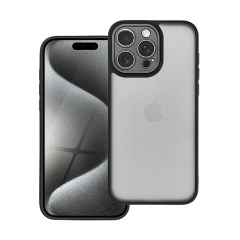 iPhone 15 Pro Max GIGAPACK Szilikon telefonvédő ütésállóság, kameravédő, FEKETE