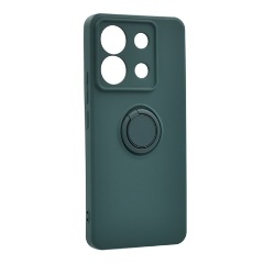 Xiaomi Poco X6 5G GIGAPACK Szilikon telefonvédő tartógyűrű, kameravédő, SÖTÉTZÖLD