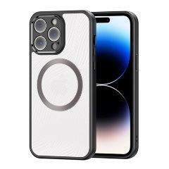 iPhone 14 Pro Max DUX DUCIS AIMO szilikon telefonvédő ütésállóság, hullám, FEKETE