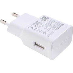 SAMSUNG hálózati töltő USB aljzat (15W, EP-TA200EWE, gyorstöltő) FEHÉR (Gigapack csomagolás)