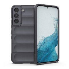 Samsung S22 5G Gigapack szilikon telefonvédő ütésállóság, 3D, SÖTÉTSZÜRKE