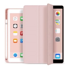 IPAD Pro 11 (2022) Gigapack Tok álló, bőr hatású aktív FLIP, ceruza tartó, RÓZSASZÍN