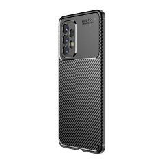 Samsung A33 5G Gigapack szilikon telefonvédő ütésállóság, karbon minta, FEKETE