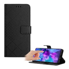 Redmi A3 4G Gigapack Tok álló, bőr hatású FLIP, prémium, FEKETE