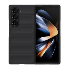 Samsung Z Fold6 5G Gigapack Műanyag telefonvédő ütésállóság, 3D, FEKETE