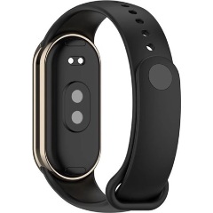 Xiaomi Smart Band 9 Gigapack Pótszíj egyedi méret, szilikon, FEKETE
