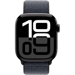 Apple Watch S10 cellular 42mm aluminium ház okosóra fekete (Jet Black) + INK SP LOOP
