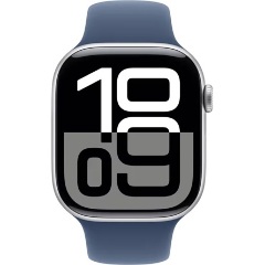 Apple Watch Ultra 2 cellular 49mm ház okosóra ezüst + DENIM SP BAND S/M