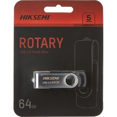 Hikvision 64GB HIKSEMI ROTARY M200S USB-A 2.0 pendrive BOX ezüst-fekete