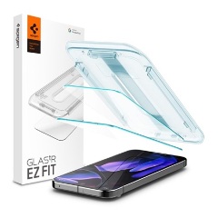 Google Pixel 9 Pro 5G SPIGEN EZ FIT képernyővédő üveg 2db 2.5D, 9H + segédkeret, ÁTLÁTSZÓ