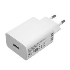 XIAOMI hálózati töltő USB aljzat (18W, gyorstöltő 3.0) FEHÉR (Gigapack csomagolás)